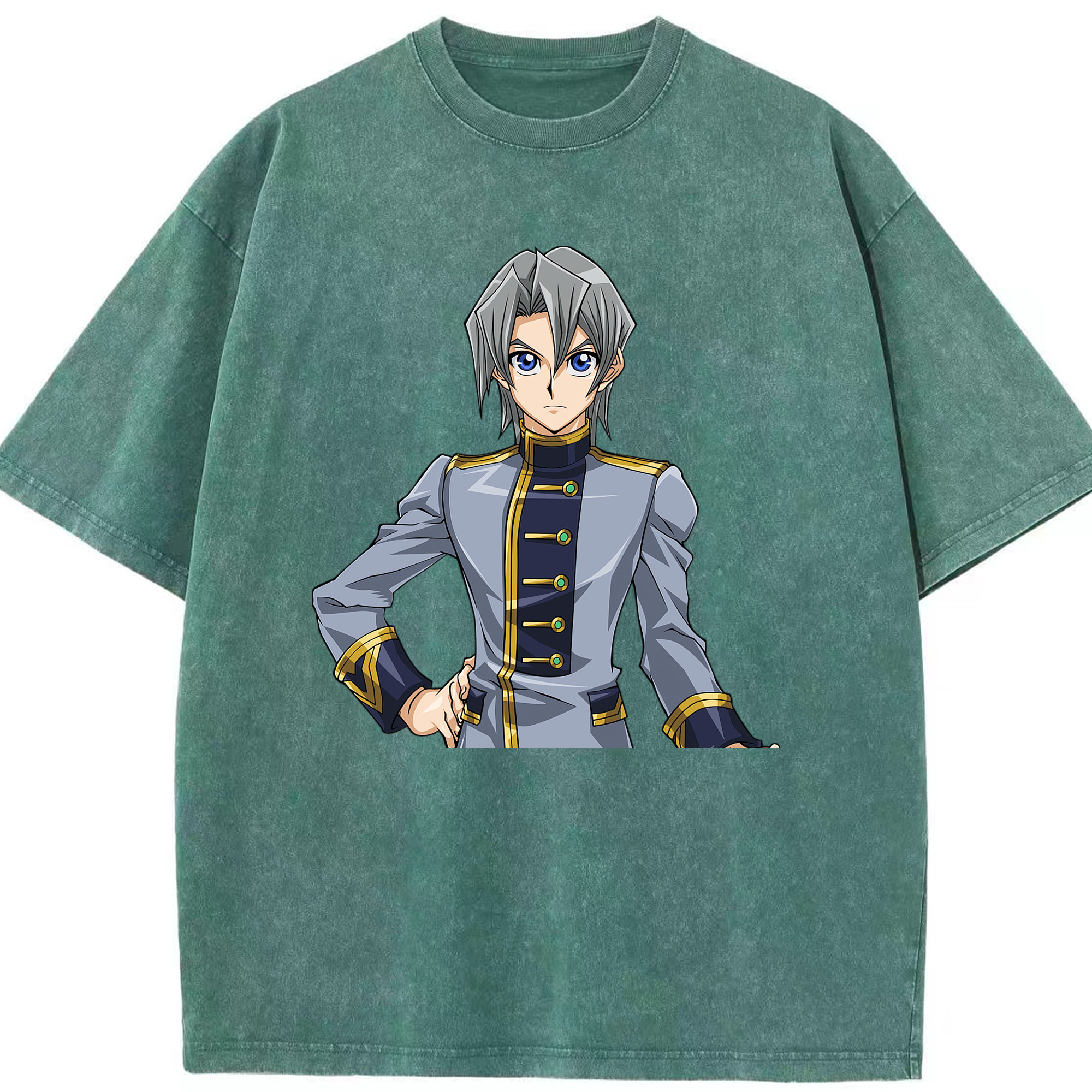 （画像用） 遊☆戯☆王 Yu-Gi-Oh! 綿100% ヴィンテージ風 半袖Tシャツ（フロントプリント）